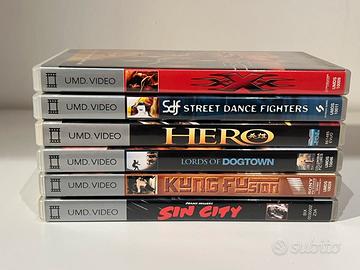 Lotto 6 Film UMD Video per PSP (Sin City, ecc.)