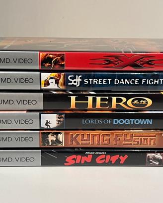 Lotto 6 Film UMD Video per PSP (Sin City, ecc.)