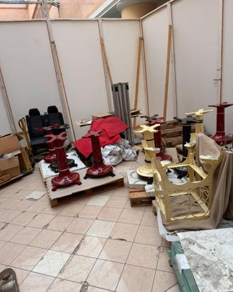 piedistallo, base per affettatrice