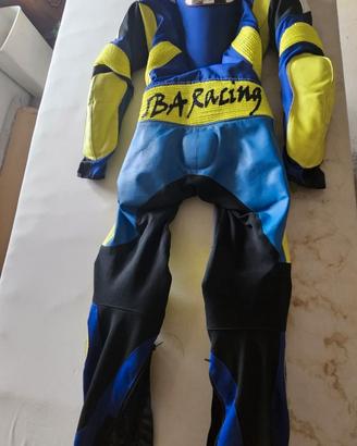 Tuta moto pista ragazzo IBA RACING