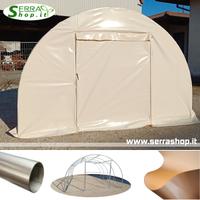Serra tunnel orto giardino telo PVC box carport