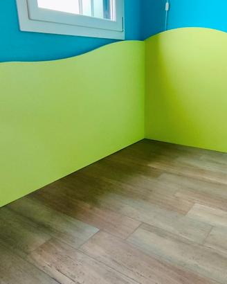 Struttura testiera-fianco letto in legno design