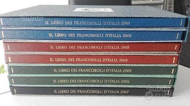 Libro dei francobolli d'Italia dal 2001 al 2007