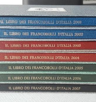 Libro dei francobolli d'Italia dal 2001 al 2007