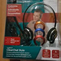 CUFFIA LOGITECH con microfono + 3 cover