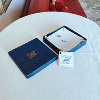 Svuotatasche/posacenere di Limoges, oro 22K, nuovo