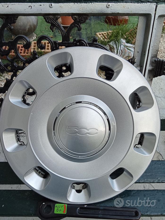 Copri Cerchi Fiat 500 AUTOKIT SRL Copricerchi 14" Grigio In Plastica Per 500 Modello 312 Prodotte Dal 2007 In Poi - 737/14 Copricerchi Auto