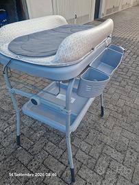 fasciatoio, vasca, porta, oggetti,ripiano. chicco