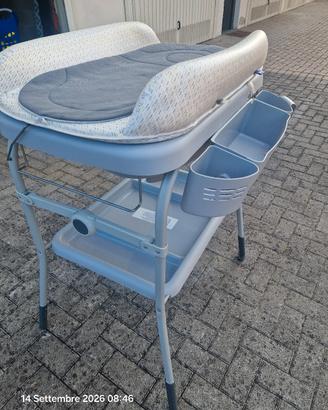 fasciatoio, vasca, porta, oggetti,ripiano. chicco