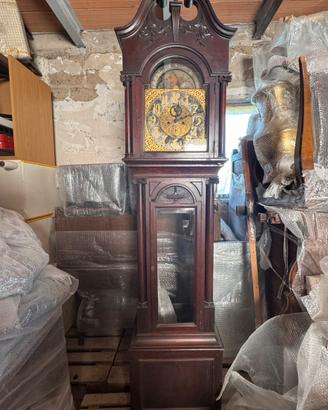 Orologio a pendolo antico fine 800
