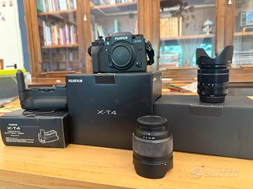 Fujifilm X-T4: corpo + grip + 2 obiettivi