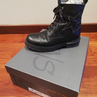 Anfibi Nero Giardini bambina n33