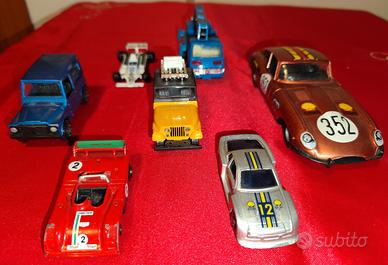 7 modellini in metallo Polistil diverse misure 