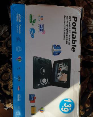 DVD portatile con TV e giochi