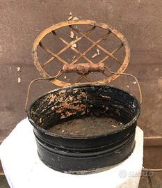 Scaldaletto a carbone Antiquariato