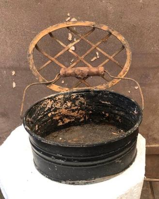 Scaldaletto a carbone Antiquariato