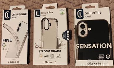 cover originali Cellular line per iPhone 16