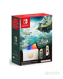 Nintendo Switch OLED Zelda TotK + 3 giochi