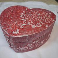 Cofanetto cuore per gioielli 