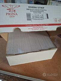 500 buste  senza finestra internografatecon strip