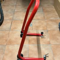Cavalletto Alza Moto Posteriore-Rosso, Motomoclos