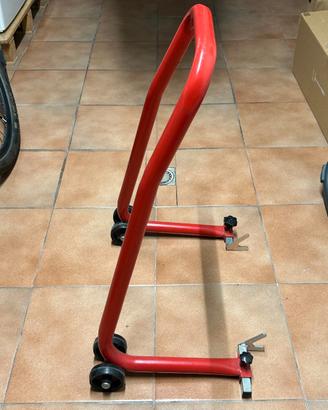 Cavalletto Alza Moto Posteriore-Rosso, Motomoclos