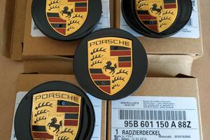 Coprimozzi neri originali x cerchi PORSCHE Macan