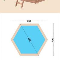 PISCINA fuori terra modello JARDIN  434
