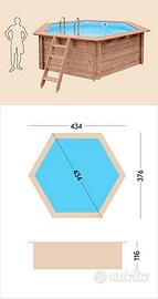 PISCINA fuori terra modello JARDIN  434