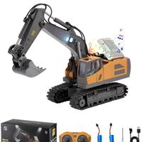 Escavatore Giocattolo Telecomandato con Luci Suoni