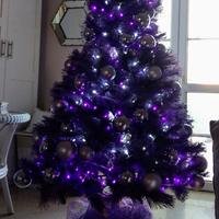 Albero di Natale viola