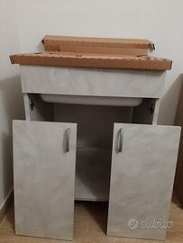 Lavandino esterno completo di mobiletto e vasca