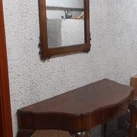 consolle in noce con specchio