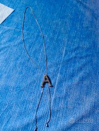 collana argento con iniziali