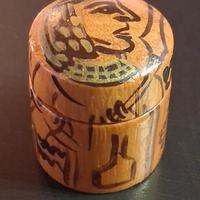 Scatolina stile antico Egitto in legno artigianale