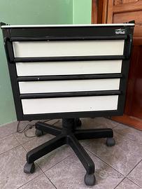 Carrello cassettiera da laboratorio