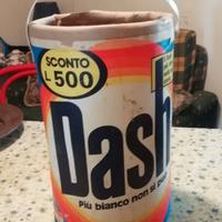 Dash fustino detersivo anni 80 vintage collezione