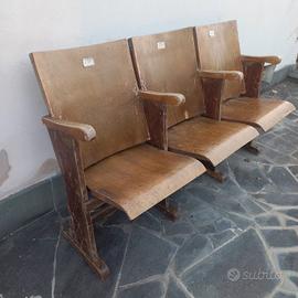 Sedie da cinema vintage