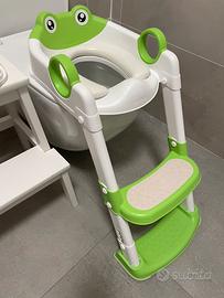 Riduttore wc bimbo con scaletta