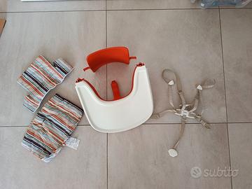 Kit completo con vassoio per seggiolone Strokke 