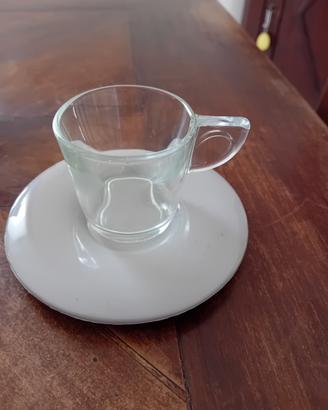 6 tazzine caffè vetro - plastica Omada