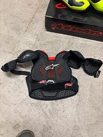 Pettorina protezione motocross bambino