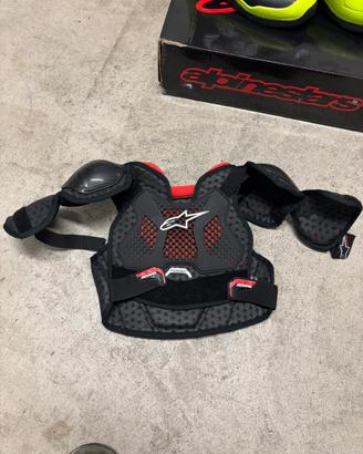 Pettorina protezione motocross bambino