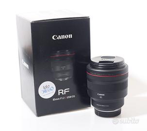 OBIETTIVO CANON RF 85 MM F/1.2 L USM DS. GARANZIA.