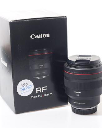 OBIETTIVO CANON RF 85 MM F/1.2 L USM DS. GARANZIA.