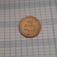 1 Gettone No Cash Value con Aquila a sinistra - To