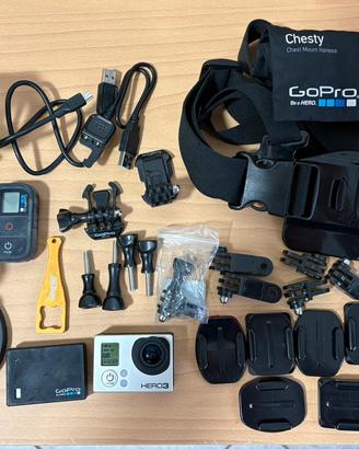 Gopro hero 3 black edition + accessori montaggio