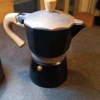 caffettiera tre tazze nuova mai usata