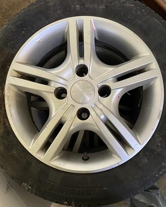Cerchi in lega di alluminio pesante Mak da 14”
