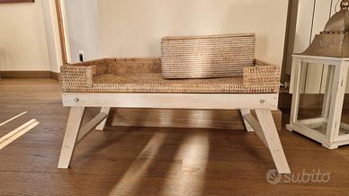 TAVOLINO COLAZIONE + TAVOLINO LEGNO